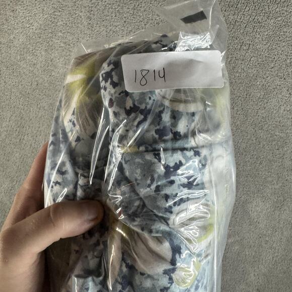 Billabong Shirt Mens Extra Large Blue Green Floral Hawaiian Aloha Short Sleeve - Picture 10 of 10